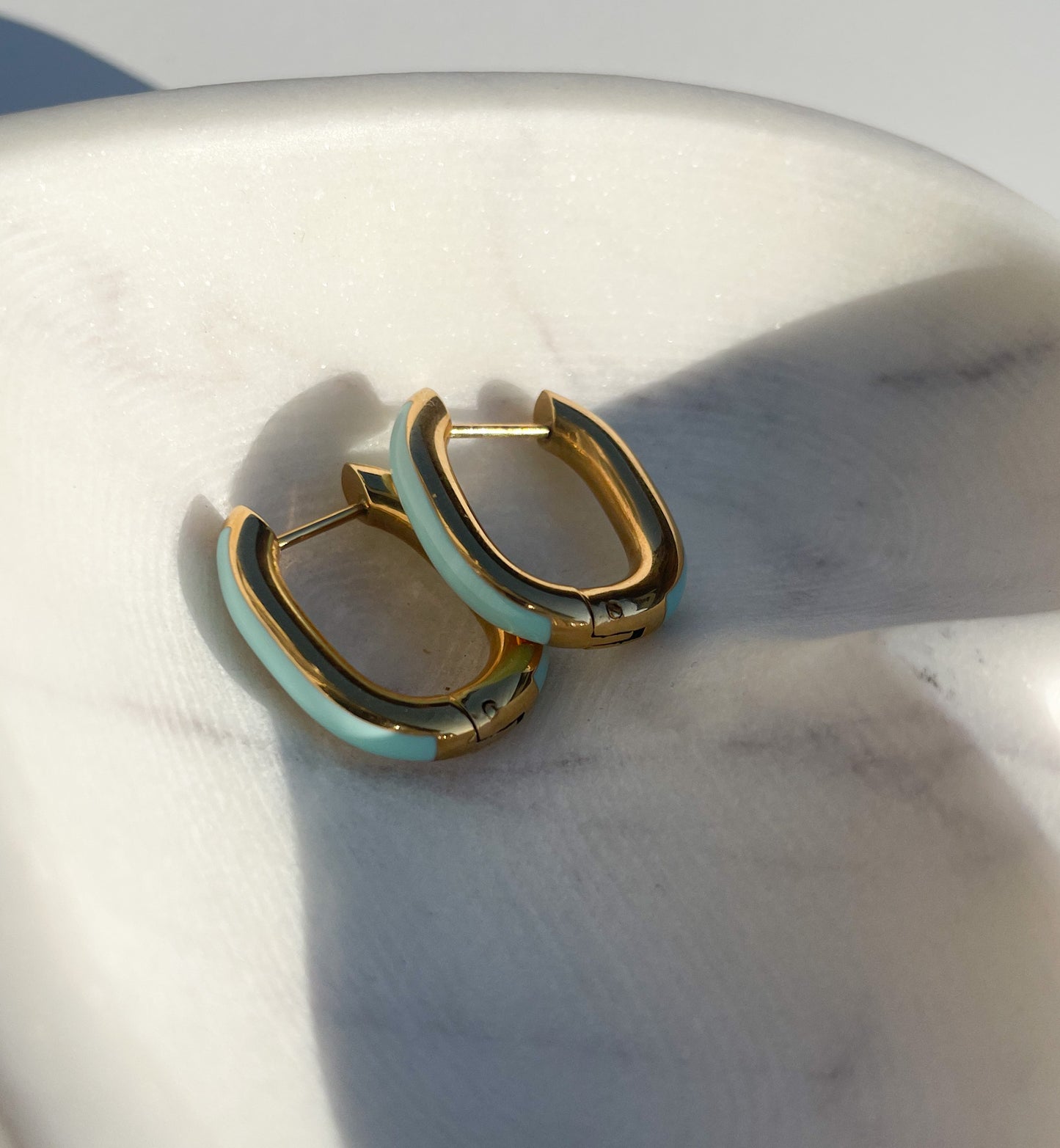 Chloe Oval Hoop Earring
