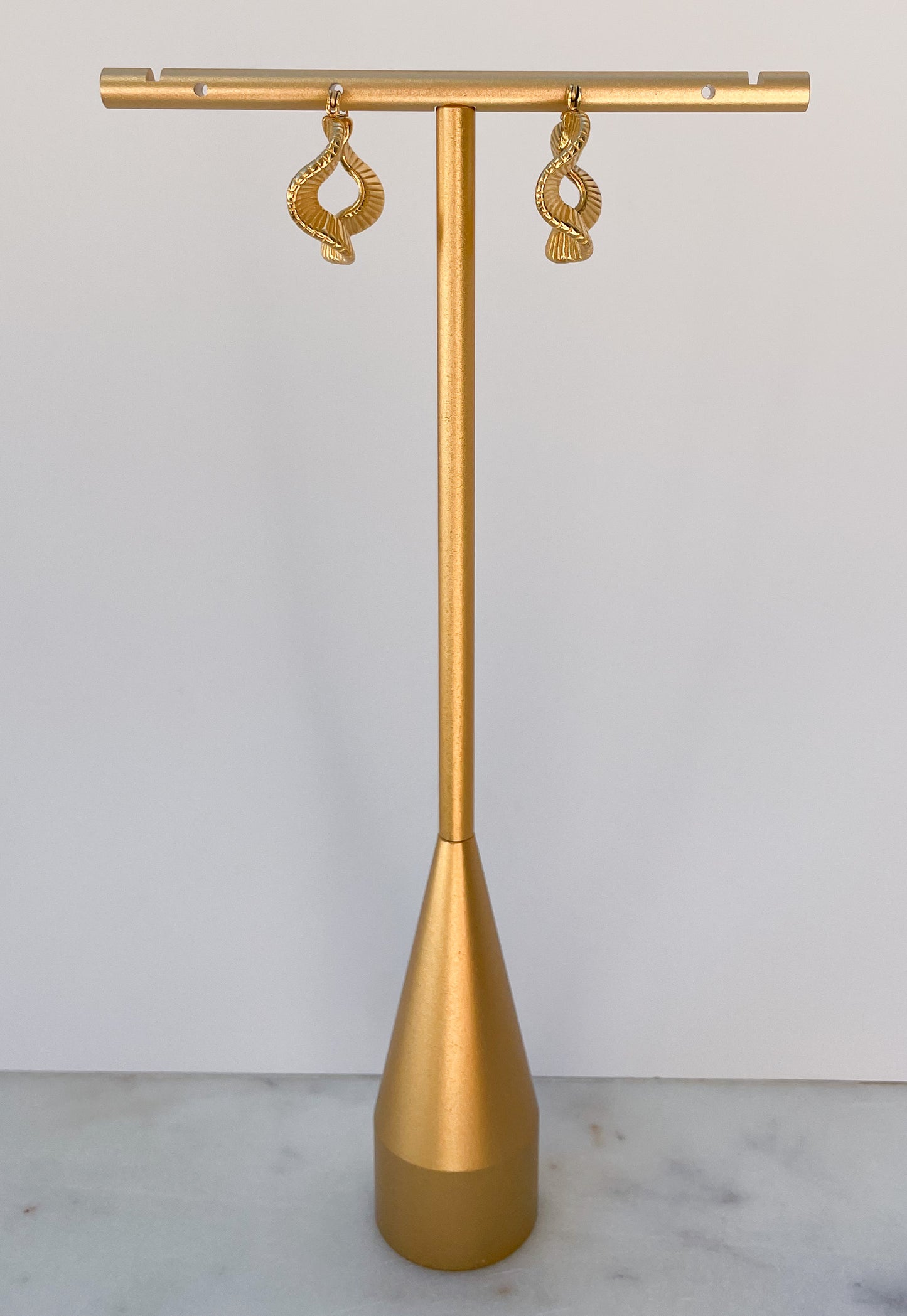 Penelope Ruffle Hoop Earrings