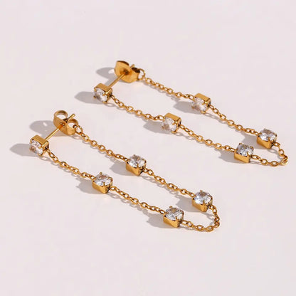 Hera Long Chain Earrings