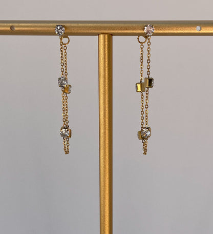 Hera Long Chain Earrings